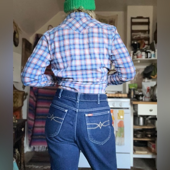 1980’s vintage high rise LEE jeans womens size 32 waist - Picture 5 of 10
